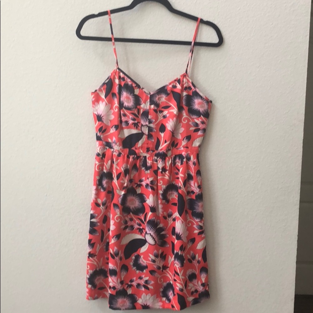 J Crew light pink Floral dress